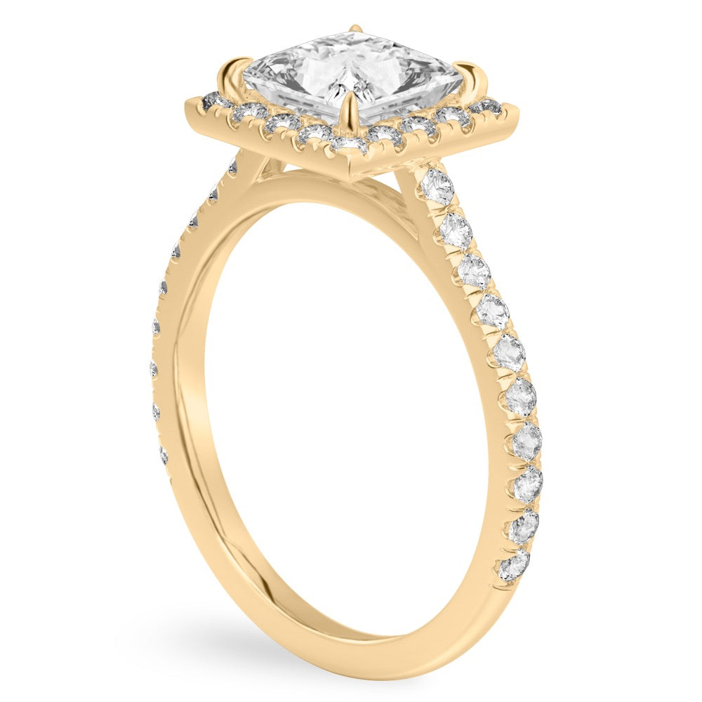 Sophie Cushion Halo Ring
