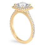 Sophie Cushion Halo Ring