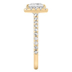 Sophie Cushion Halo Ring
