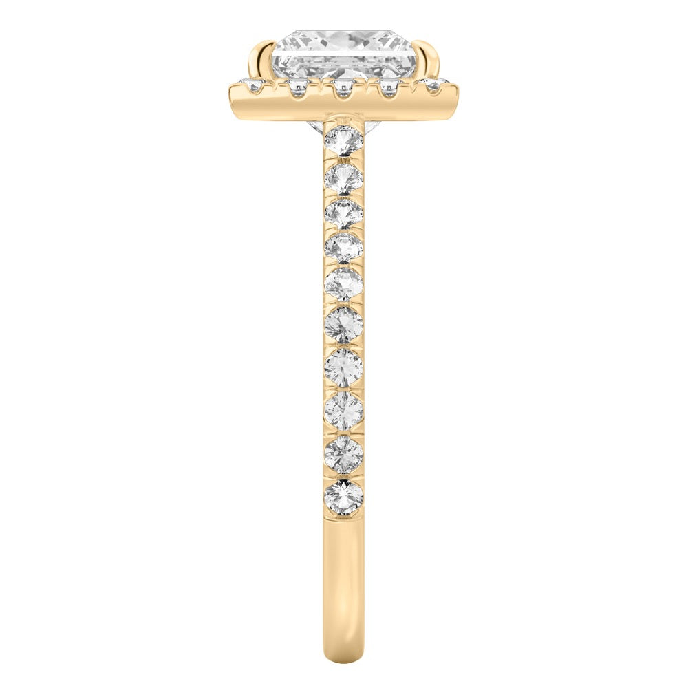 Sophie Cushion Halo Ring
