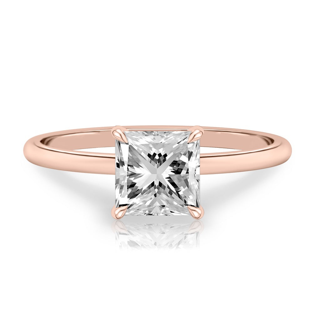 Mae Delicate Solitaire Engagement Ring