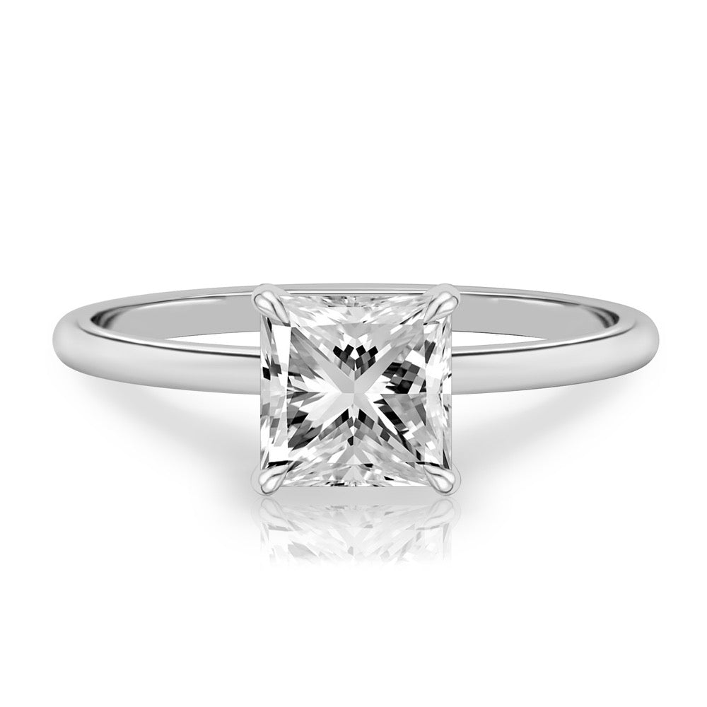 Mae Delicate Solitaire Engagement Ring
