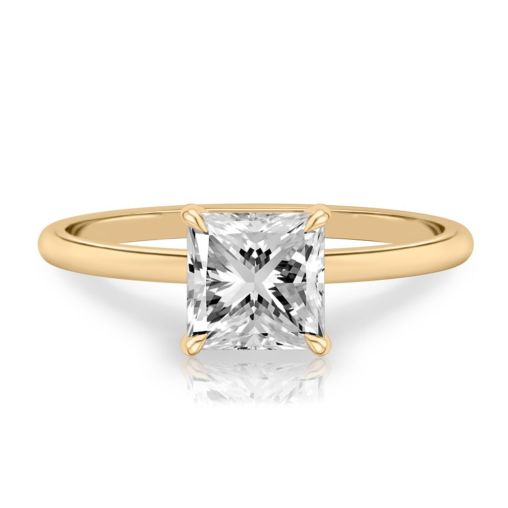 Mae Delicate Solitaire Engagement Ring