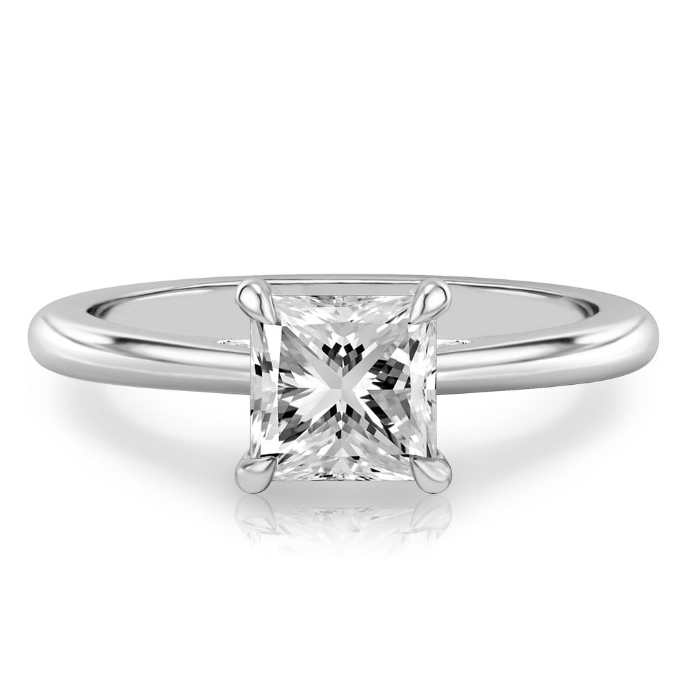 Cosette Pavé Bridge Engagement Ring