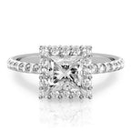 Elsa Floral Inspired Halo Ring