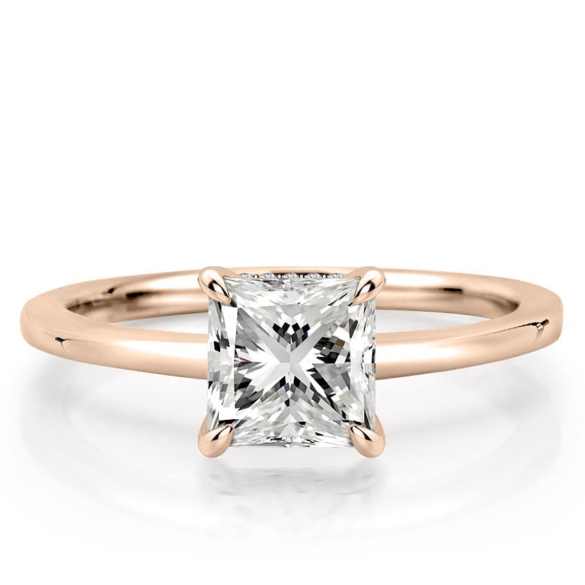 Jolie Secret Halo Engagement Ring