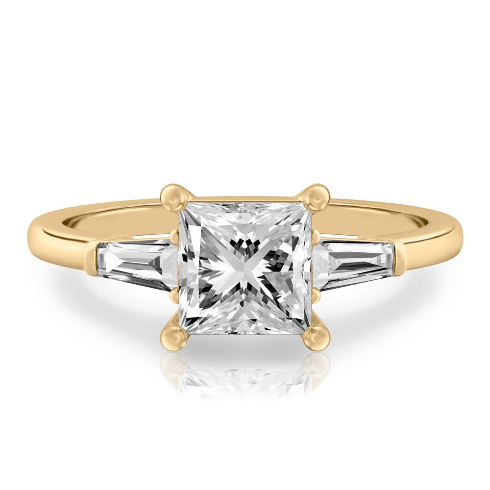 Tapered Baguette Tapered Baguette Engagement Ring