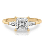 Tapered Baguette Tapered Baguette Engagement Ring
