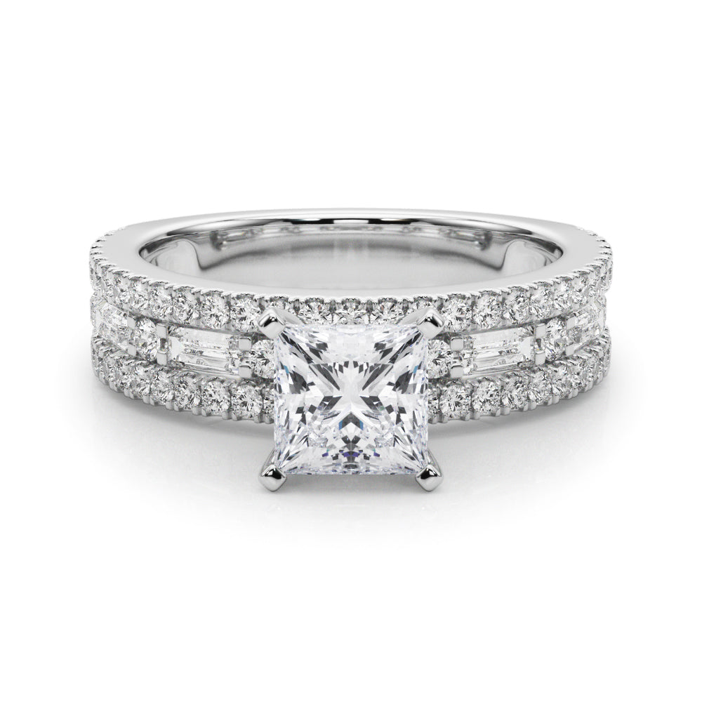 Monroe Triple Row Engagement Ring