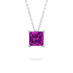 Purple Sapphire Ripple Necklace