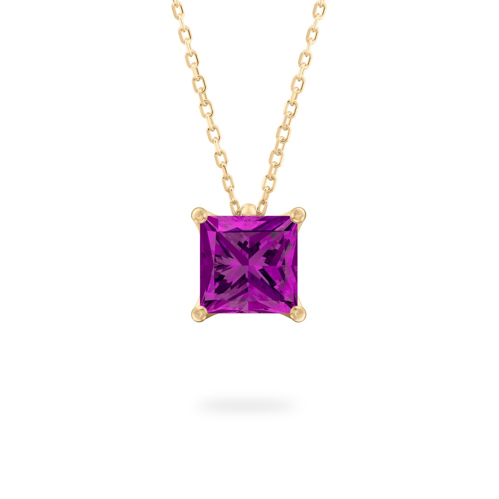 Purple Sapphire Ripple Necklace