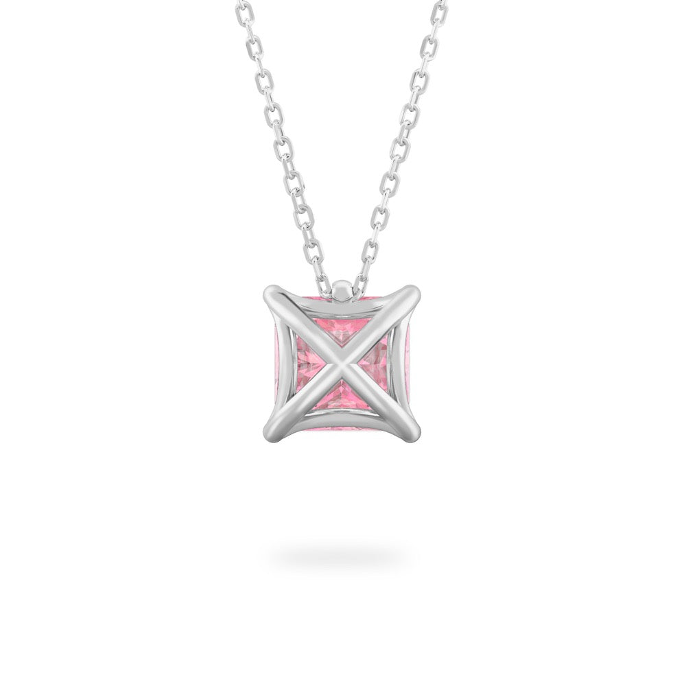 Pink Sapphire Ripple Necklace