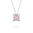 Pink Sapphire Ripple Necklace