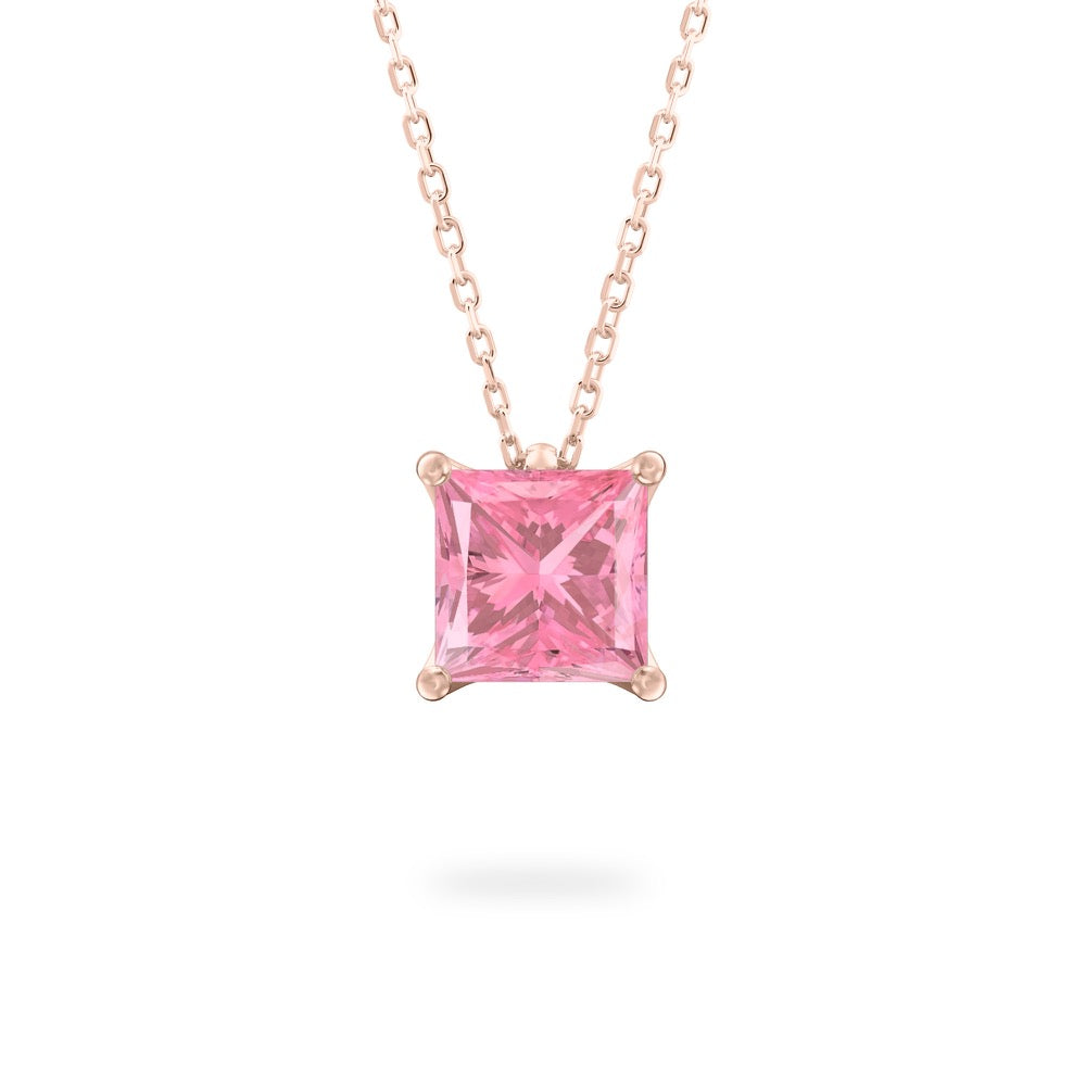 Pink Sapphire Ripple Necklace