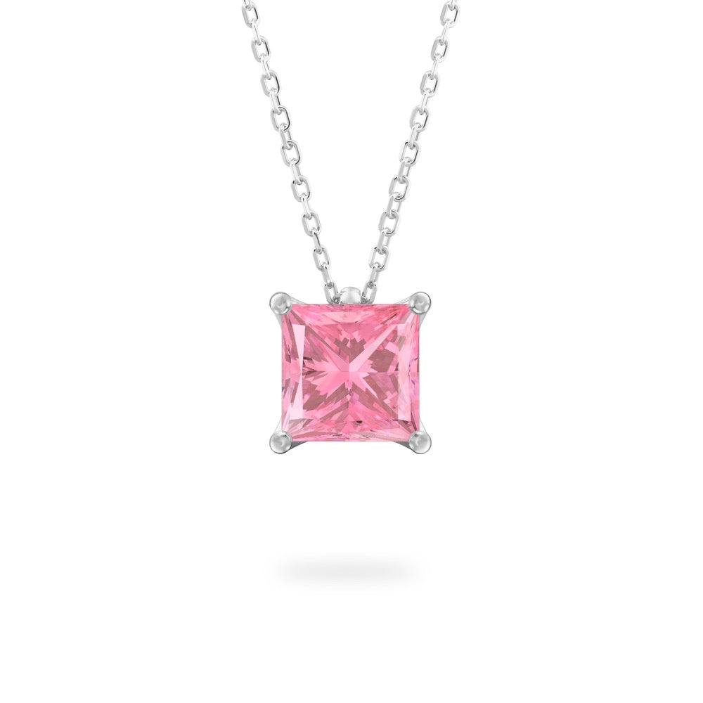 Pink Sapphire Ripple Necklace
