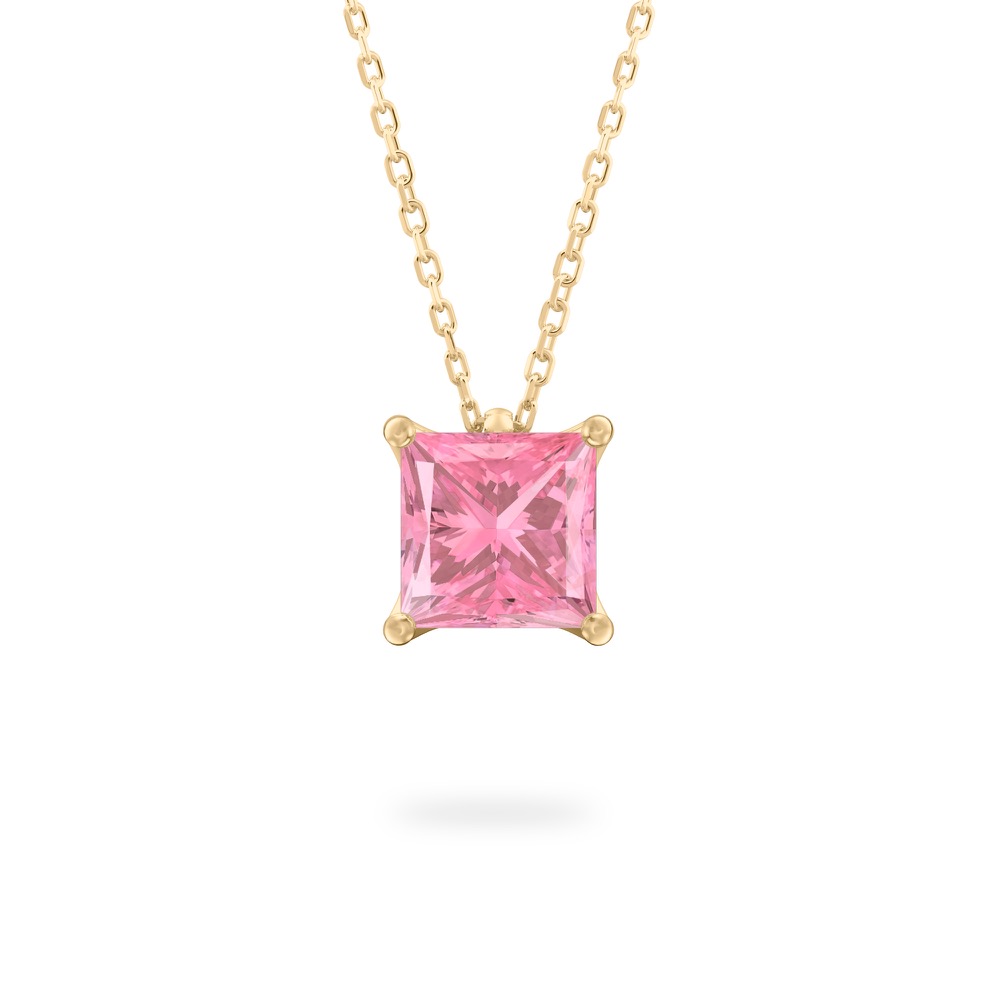 Pink Sapphire Ripple Necklace