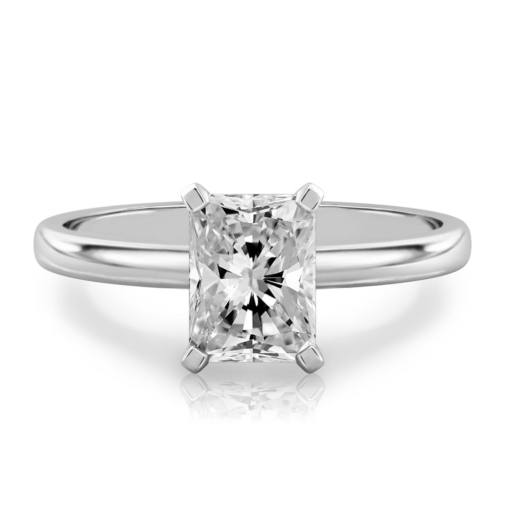 Asha Classic Solitaire Engagement Ring
