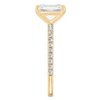 Celine Delicate Pave Engagement Ring
