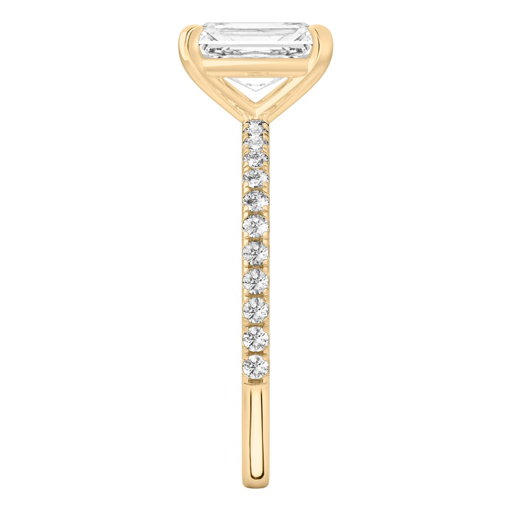 Celine Delicate Pave Engagement Ring