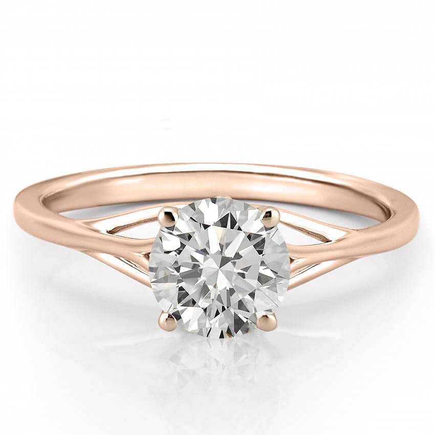 Bekah Intricate Split Shank Solitaire