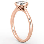 Callan Milgrain Bezel Engagement Ring