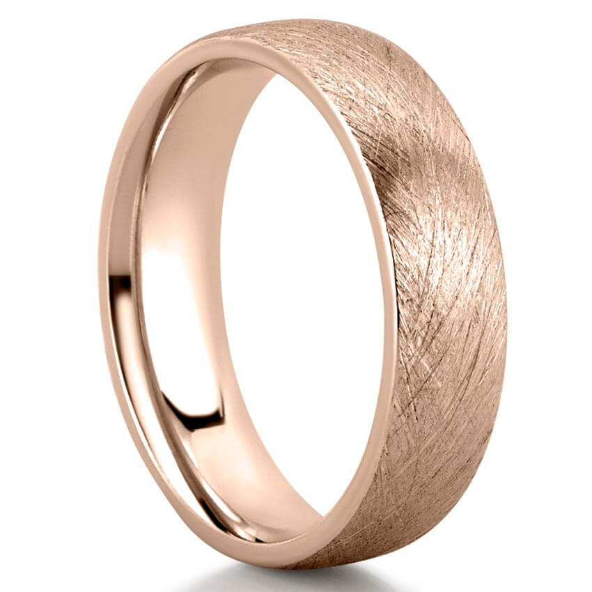 Nelson Vintage Inspired Band with Unique Finish