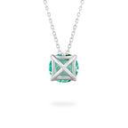 Green Sapphire Ripple Necklace