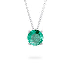 Green Sapphire Ripple Necklace