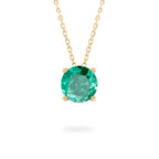 Green Sapphire Ripple Necklace