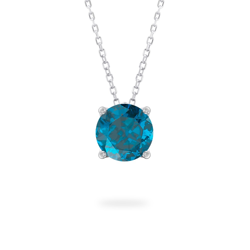 London Blue Topaz Ripple Necklace