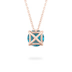 London Blue Topaz Ripple Necklace
