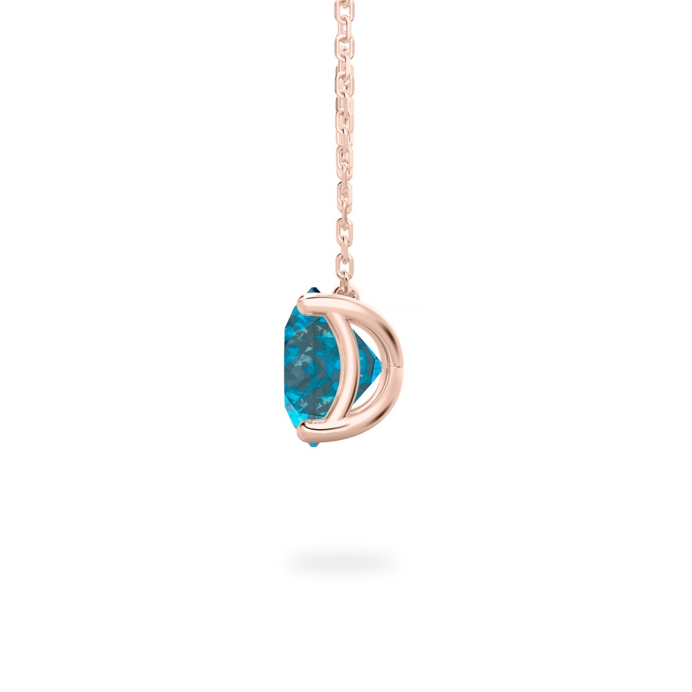 London Blue Topaz Ripple Necklace