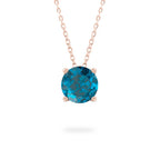London Blue Topaz Ripple Necklace