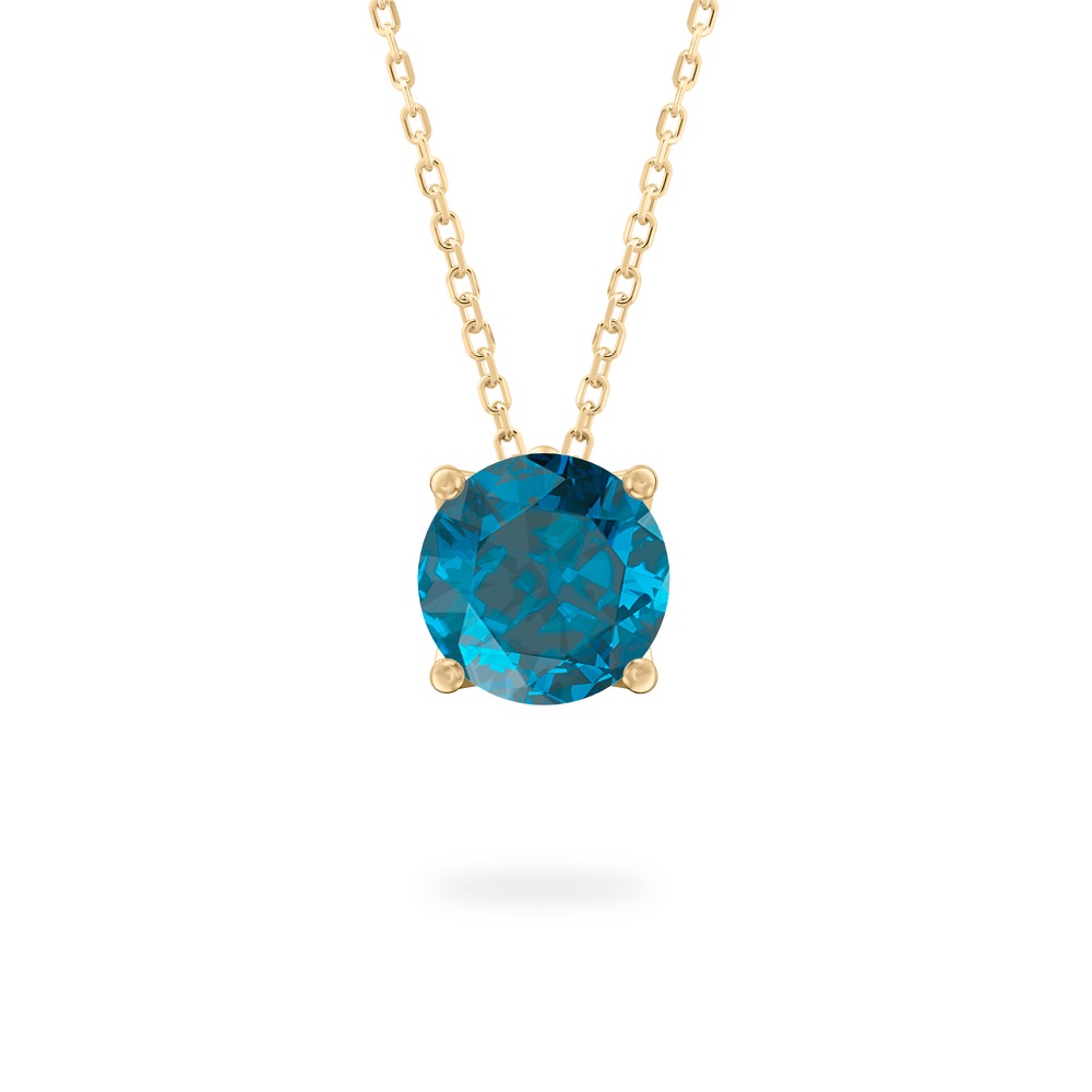 London Blue Topaz Ripple Necklace