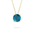 London Blue Topaz Ripple Necklace