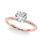Avani Burnished Diamond Engagement Ring
