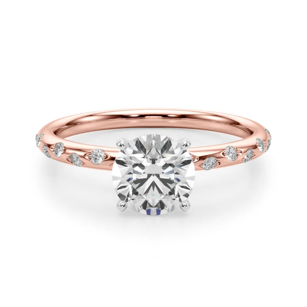 Avani Burnished Diamond Engagement Ring