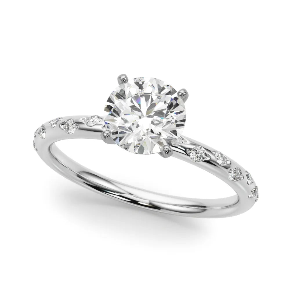 Avani Burnished Diamond Engagement Ring