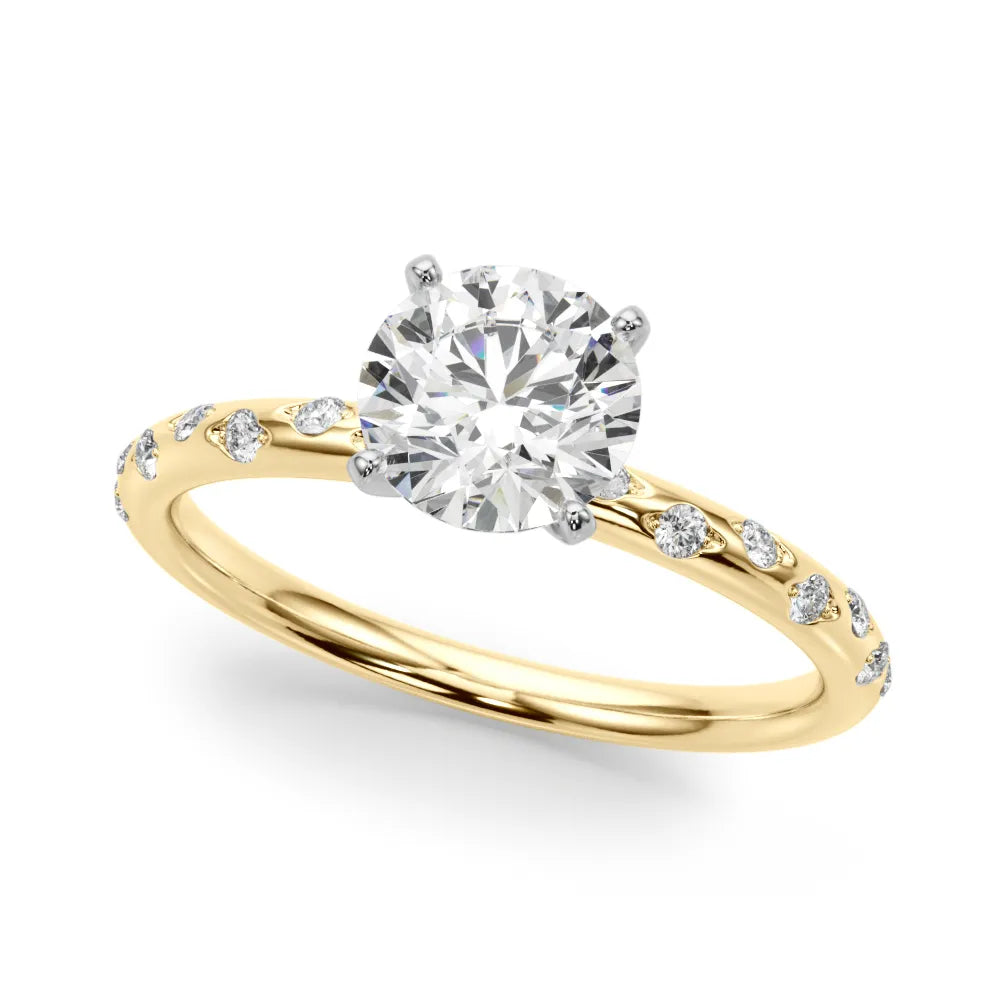 Avani Burnished Diamond Engagement Ring