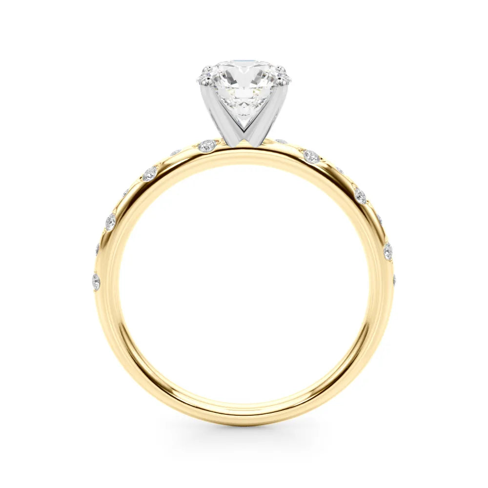 Avani Burnished Diamond Engagement Ring