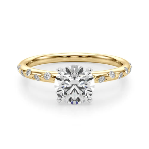 Avani Burnished Diamond Engagement Ring
