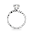 Faye Bypass Nature Inspired Engagement Ring