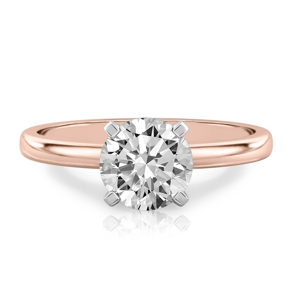 Asha Classic Solitaire Engagement Ring