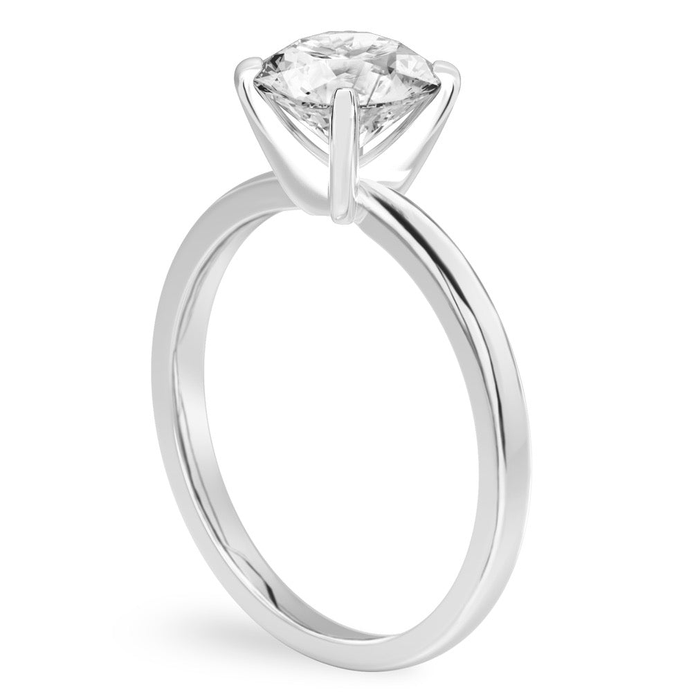 Asha Classic Solitaire Engagement Ring