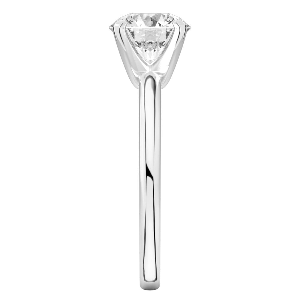 Asha Classic Solitaire Engagement Ring