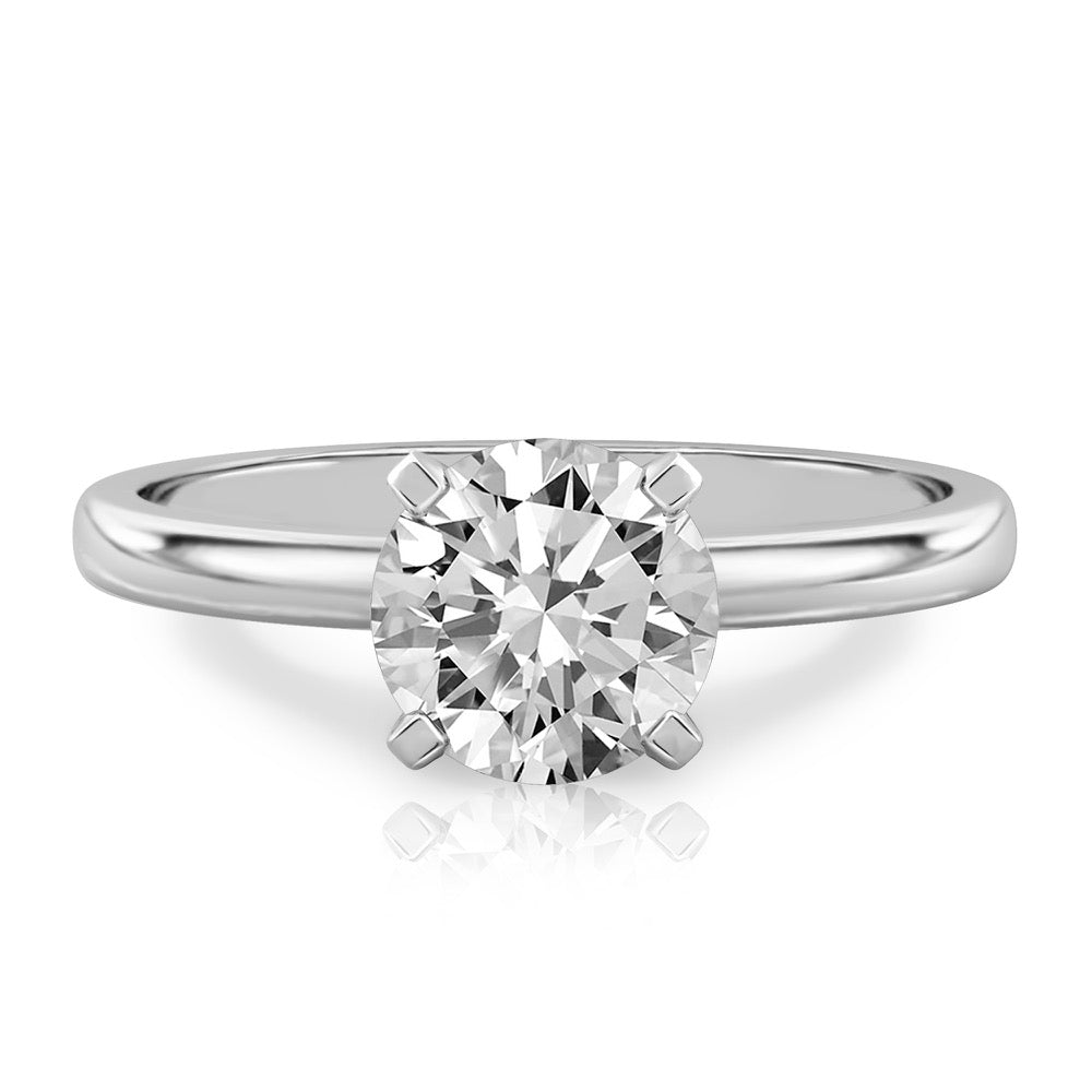 Asha Classic Solitaire Engagement Ring