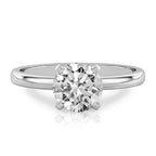 Asha Classic Solitaire Engagement Ring