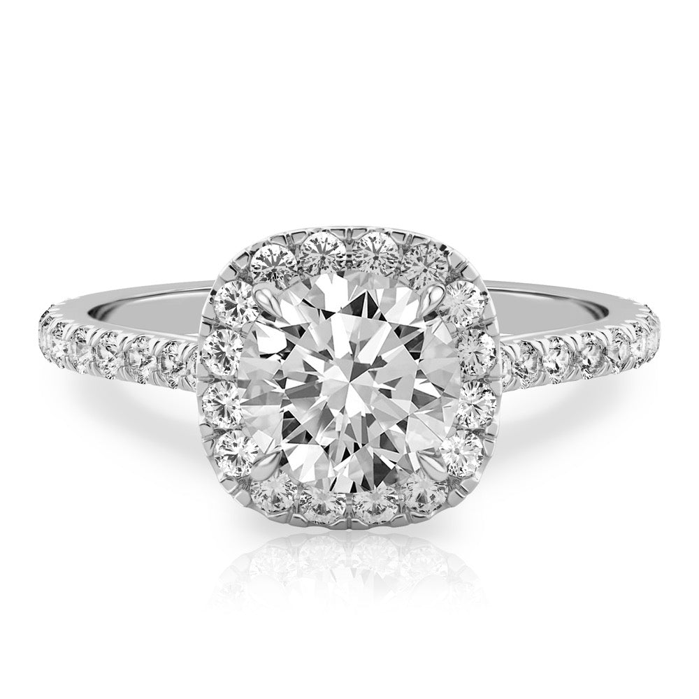Sophie Cushion Halo Ring