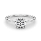 A Thousand Times Dainty Solitaire Engagement Ring