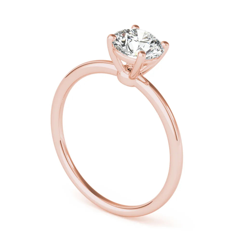 A Thousand Times Dainty Solitaire Engagement Ring